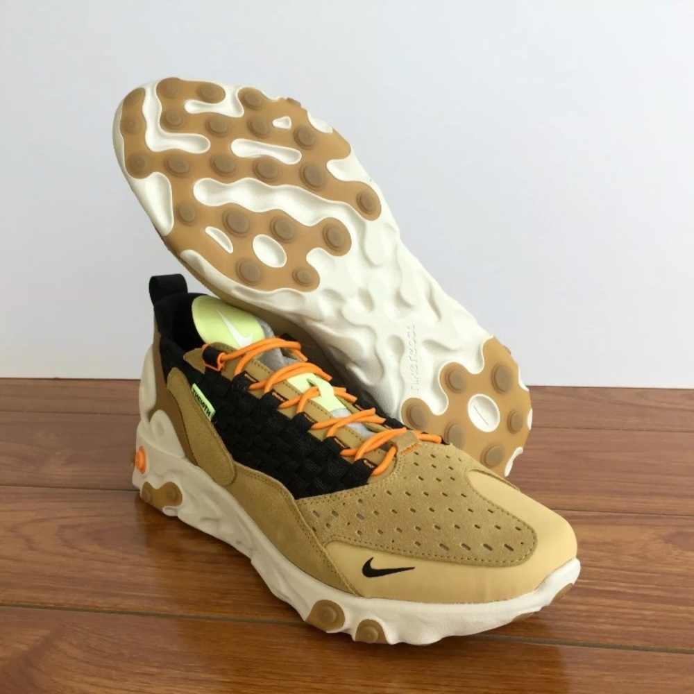 NIKE AIR REACT ELEMENT 55 SE SERTU THE 10TH WHEAT - Picture 10 of 11